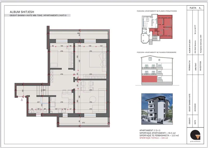 2+1 apartment, 3/3