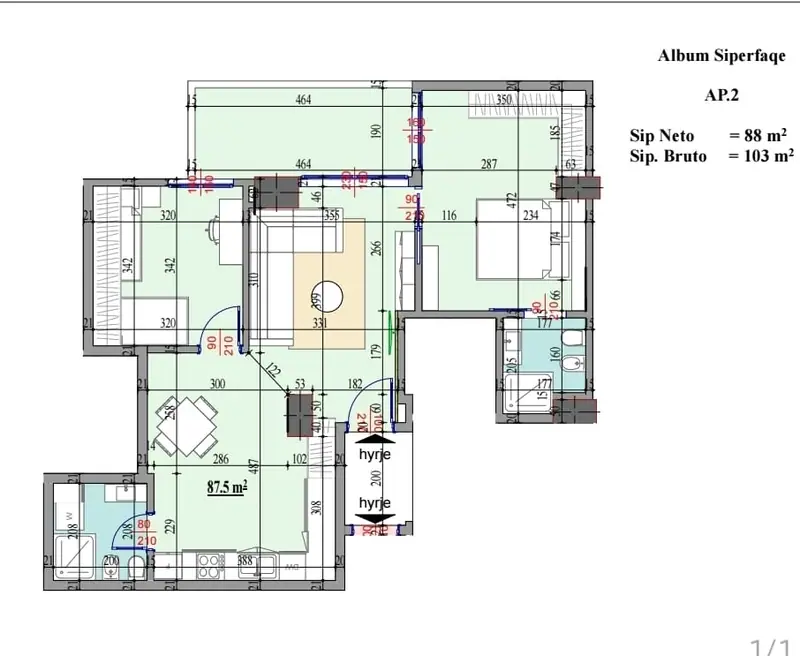 2+1-Wohnung, 3/15