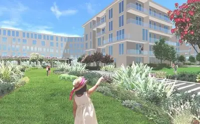 Apartament 2+1 me pamje nga deti